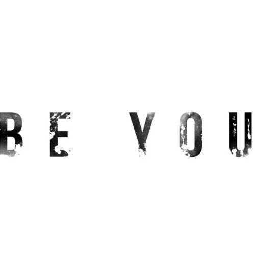 Be You Typographic Simple White Desktop Wallpaper