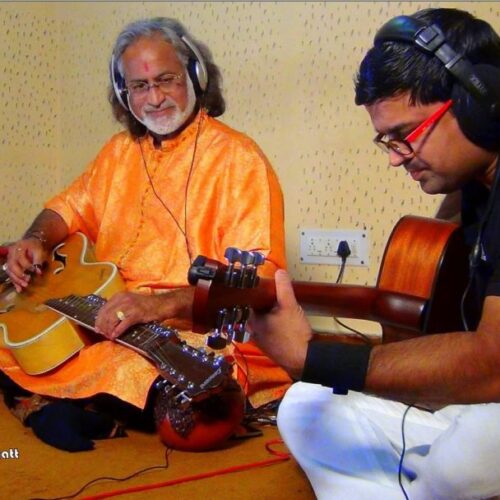 Kapil_Srivastava_Guitarmonk_And_Grammy_Winner_Vishwa_Mohan_Bhatt