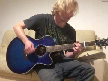 Only Living Boy in New York Acoustic Cover