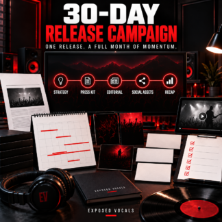 Exposed Vocals 30-Day Release Campaign
