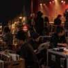 The artists and workers behind independent music prepare a live event together