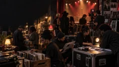 The artists and workers behind independent music prepare a live event together