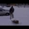 Sage goes sledding