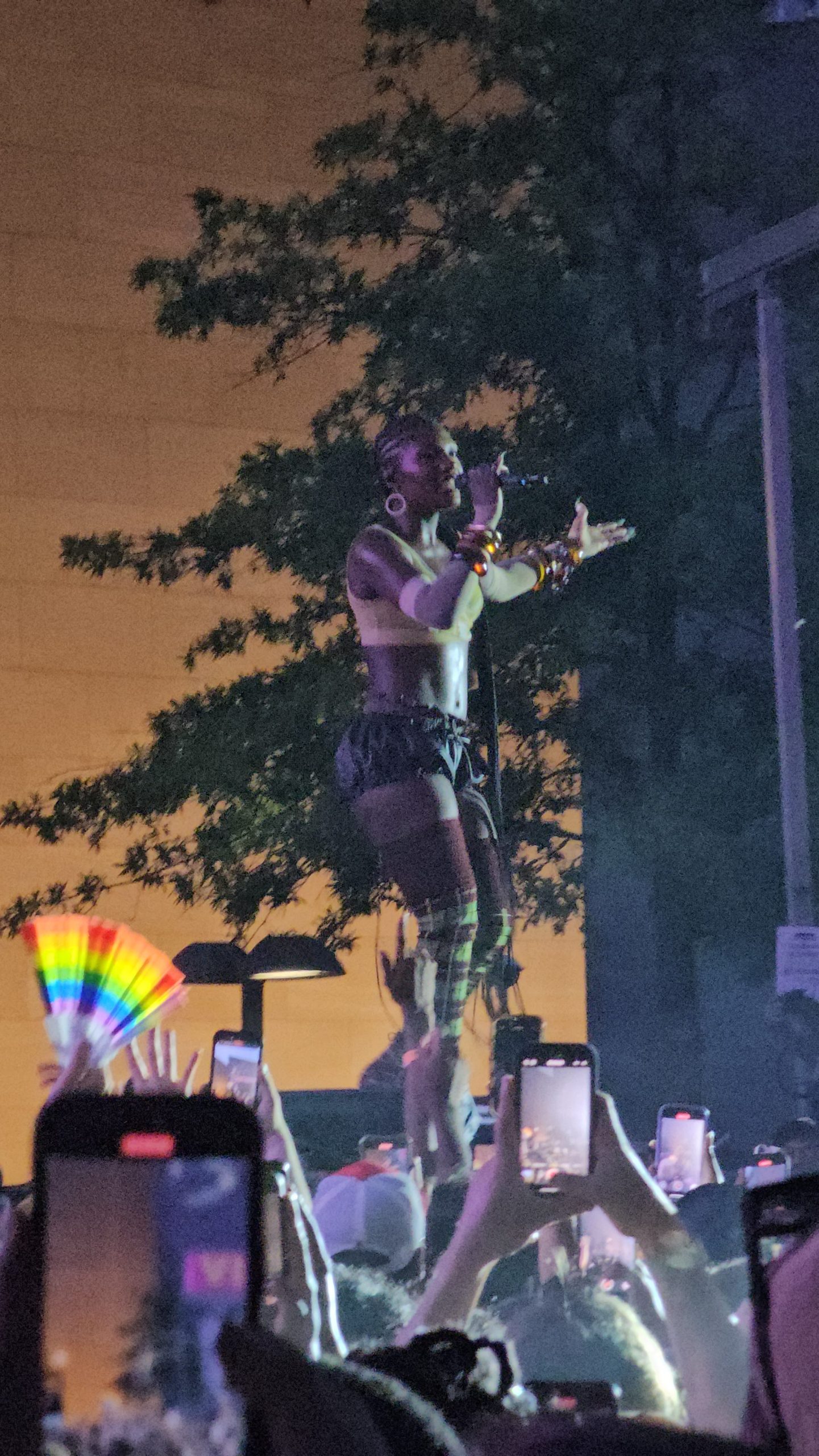 Doechii performing at WorldPride in Washington, D.C., in 2025