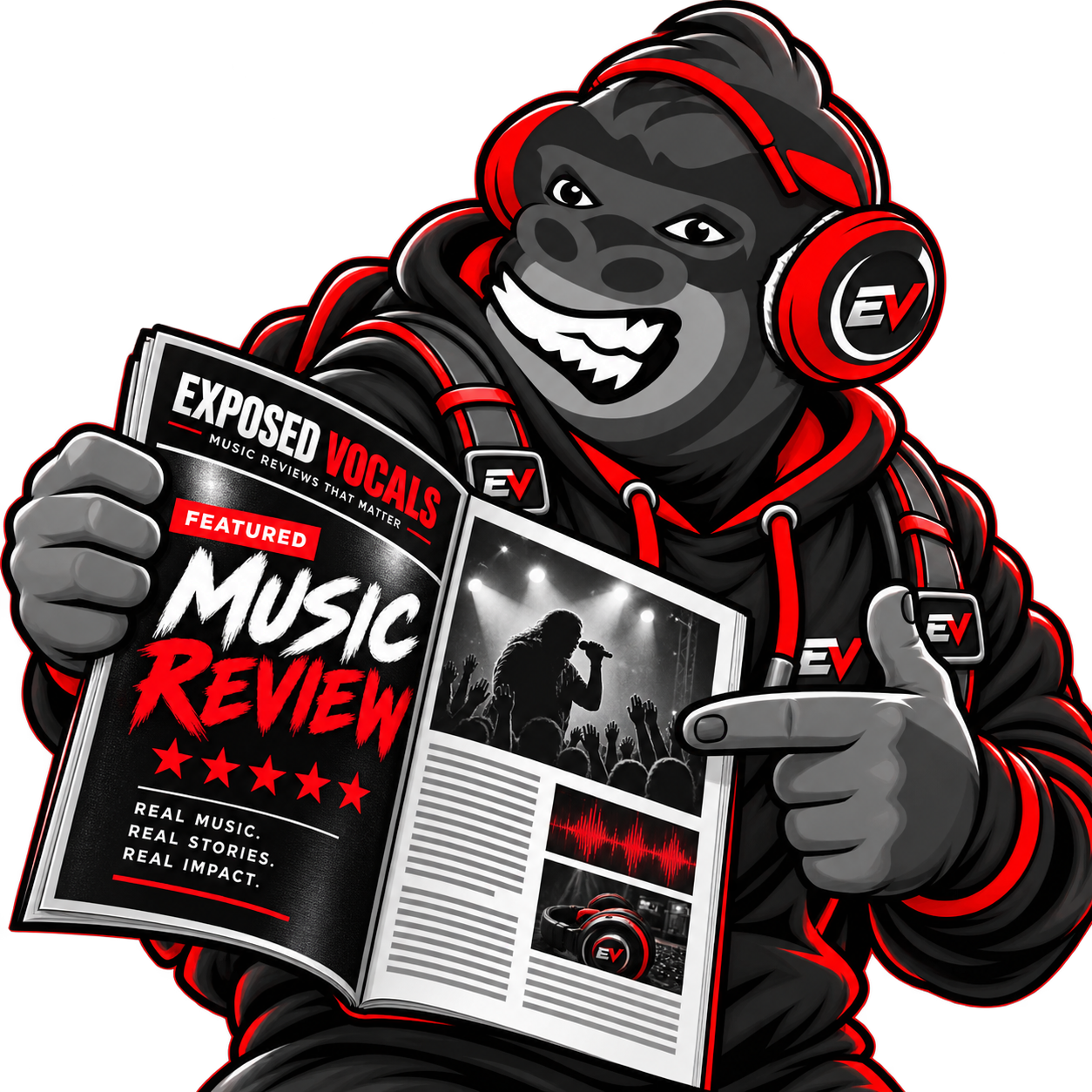 Featured Music Review Publication — Exposed Vocals mascot service image