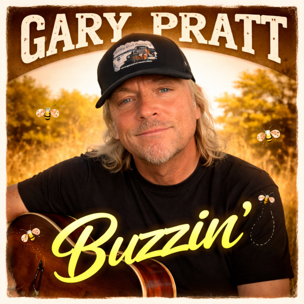 Buzzin' promotional image supplied with the Gary Pratt campaign