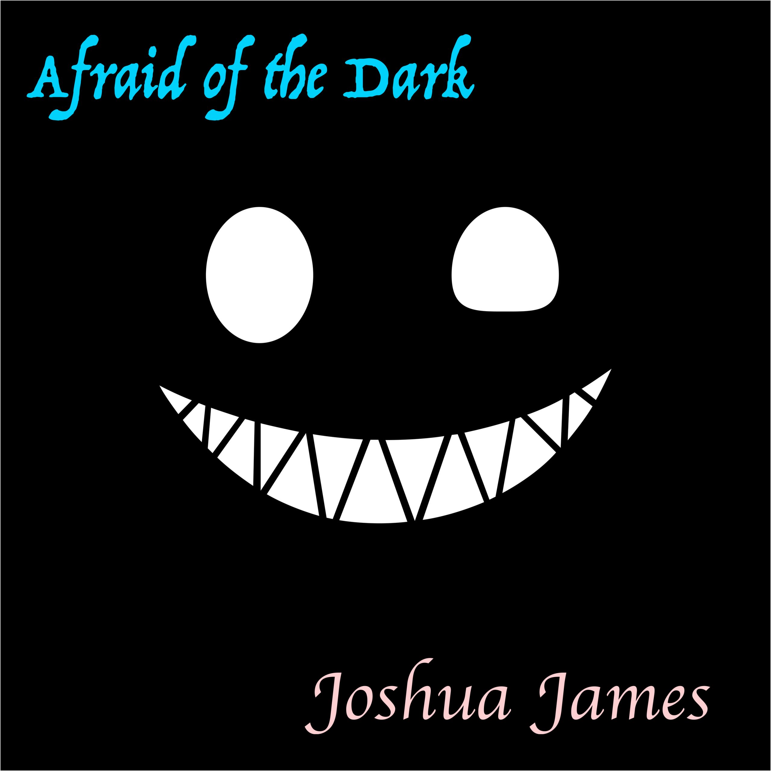 Black cover with a stylized white monster face and the title Afraid of the Dark. Artwork supplied by Round The Clock PR.