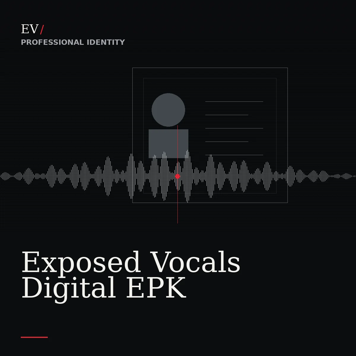 Exposed Vocals Digital EPK — Exposed Vocals service cover