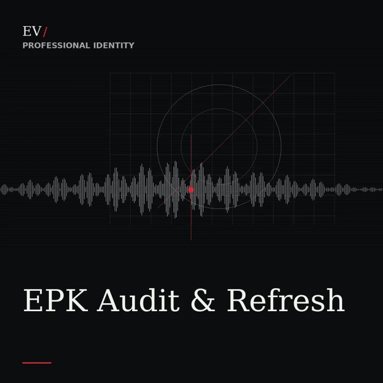 EPK Audit & Refresh — Exposed Vocals service cover