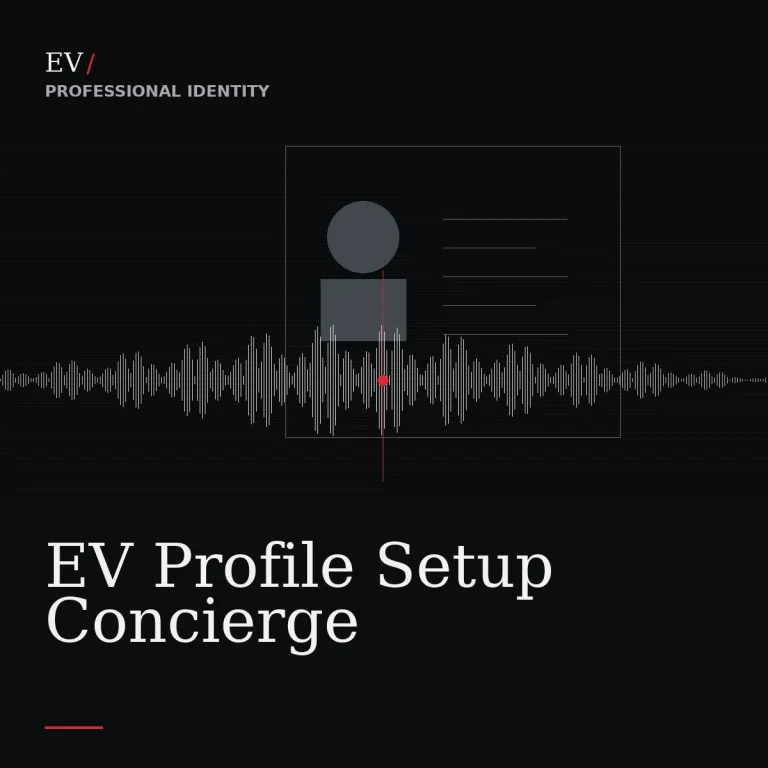 EV Profile Setup Concierge — Exposed Vocals service cover