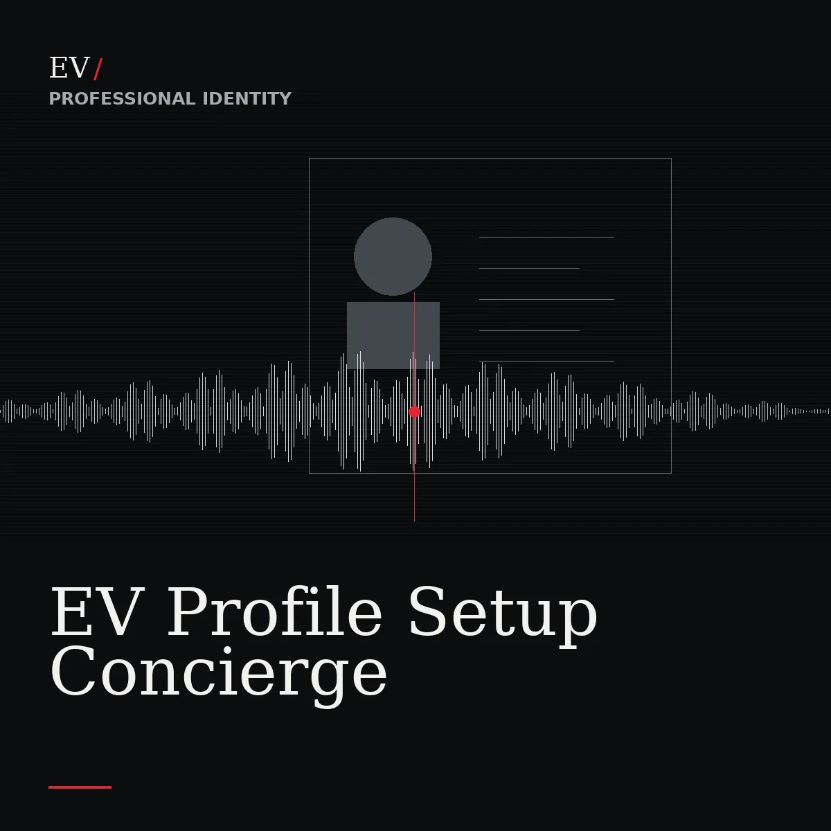 EV Profile Setup Concierge — Exposed Vocals service cover