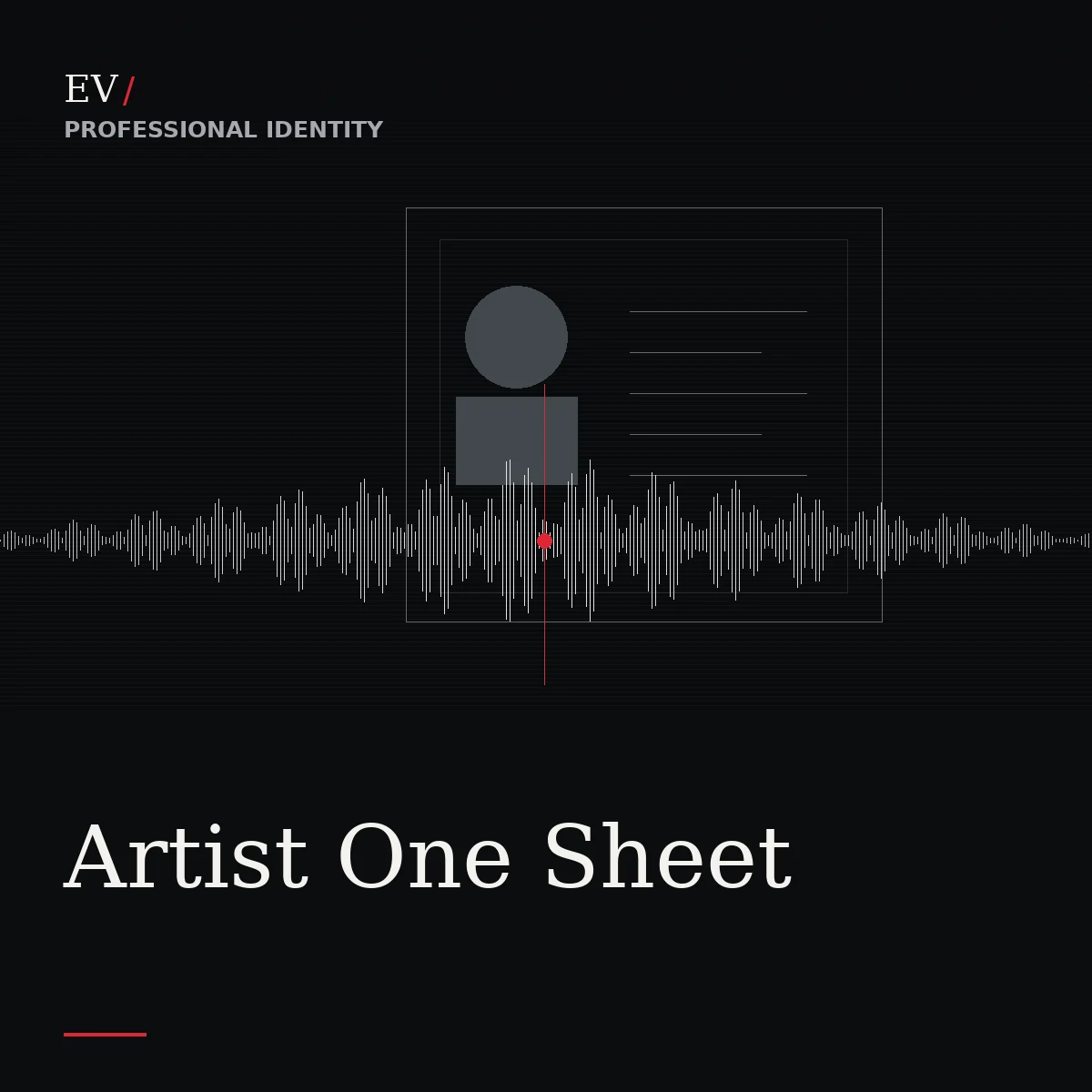 Artist One Sheet — Exposed Vocals service cover