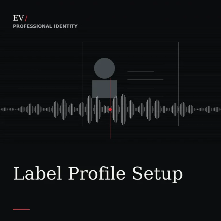 Label Profile Setup — Exposed Vocals service cover