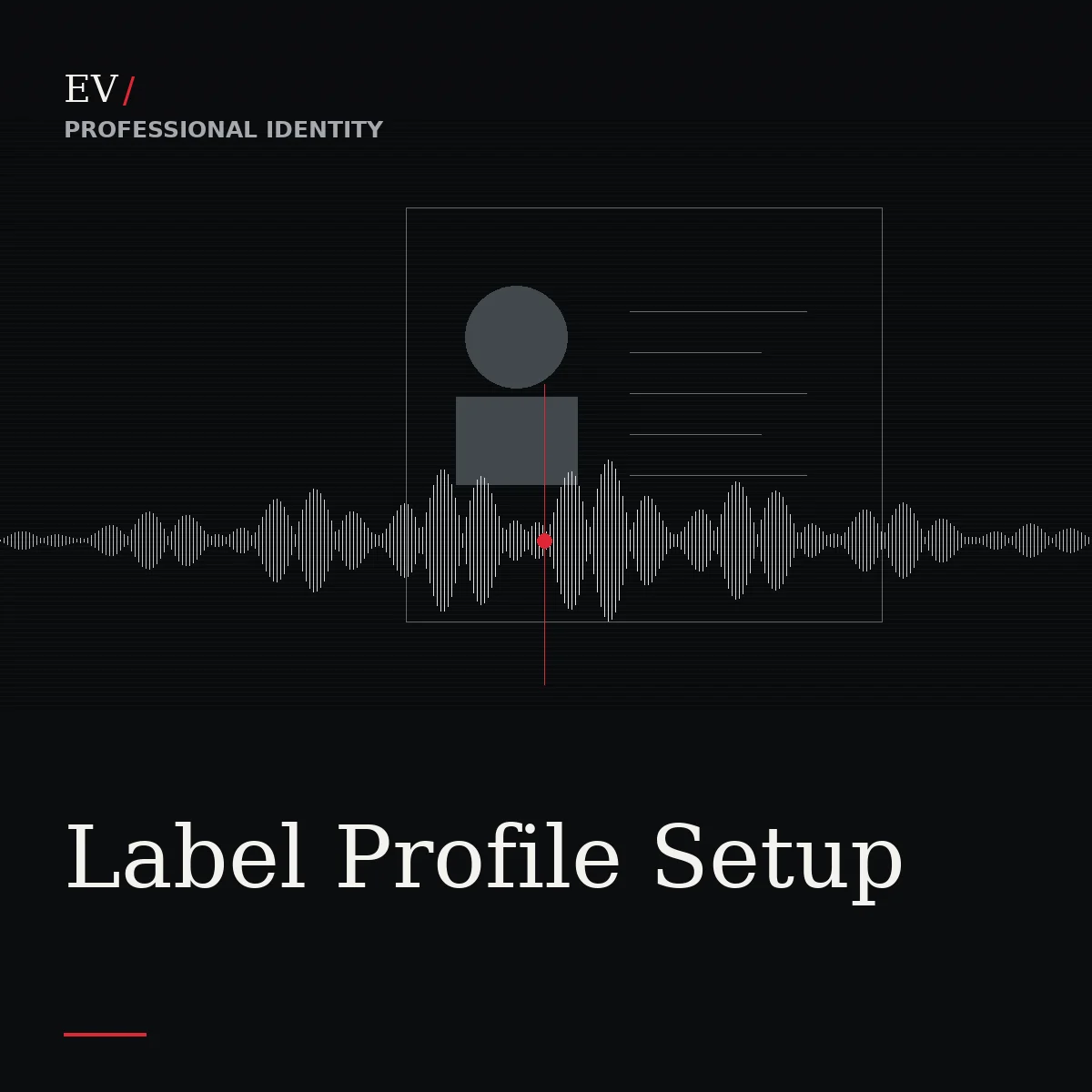 Label Profile Setup — Exposed Vocals service cover