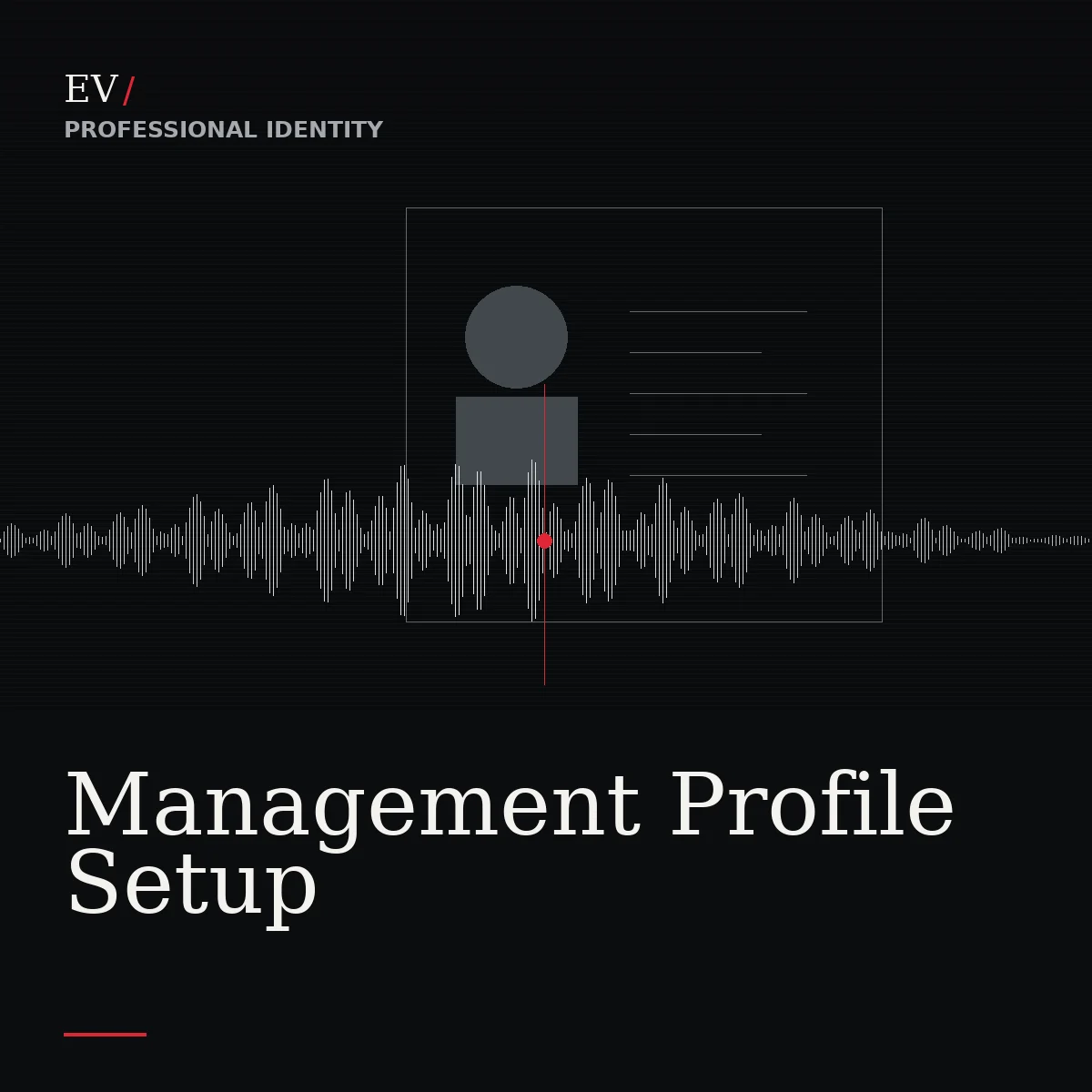 Management Profile Setup — Exposed Vocals service cover