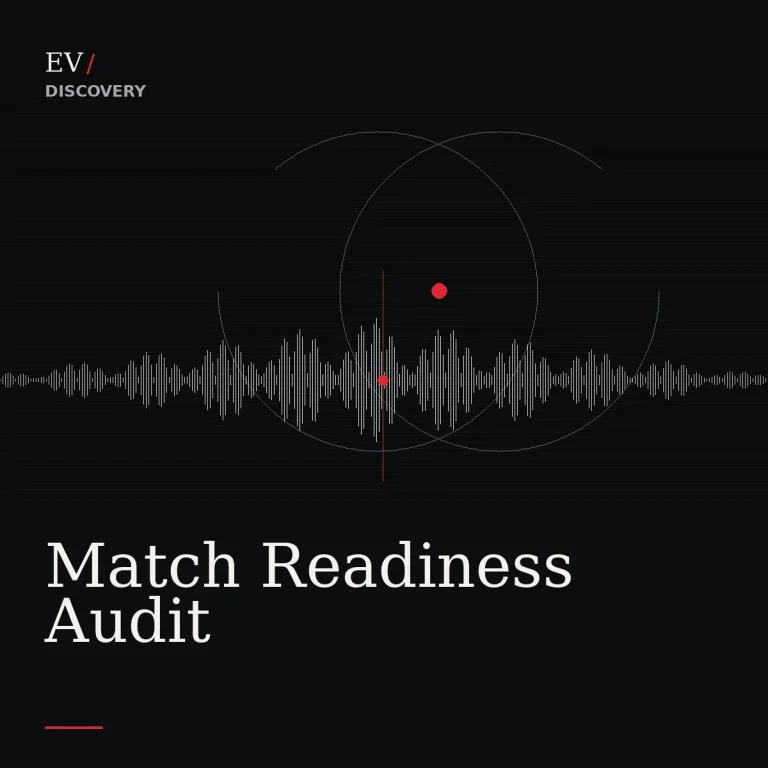 Match Readiness Audit — Exposed Vocals service cover