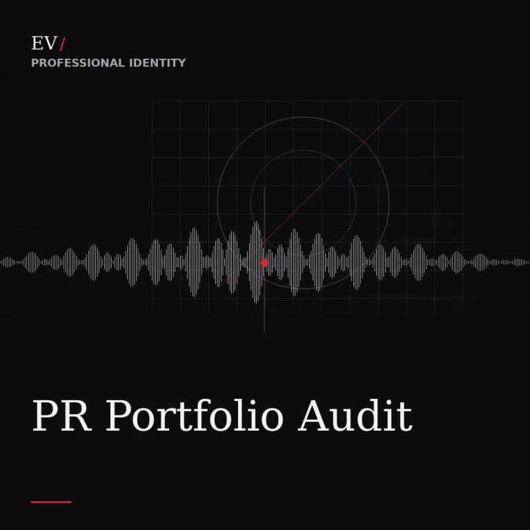 PR Portfolio Audit — Exposed Vocals service cover
