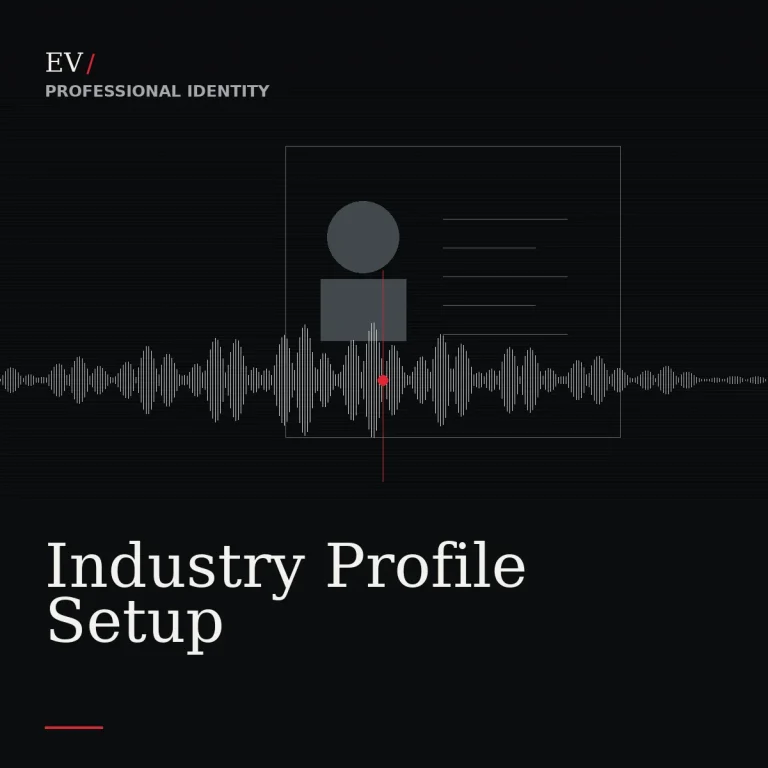 Industry Profile Setup — Exposed Vocals service cover
